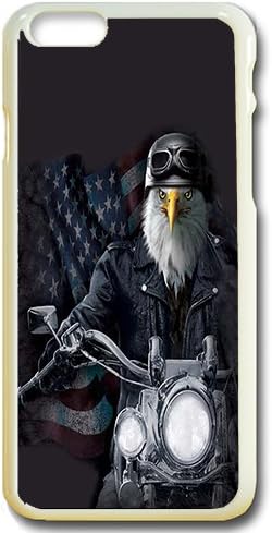 6 Case, Iphone 6 Case - Biker Stryker Extra Slim Fit Protective Hard Case for iPhone 6 (4.7") White