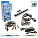 New Wii Hyperkin Lost Cable Kit Four Essential Wii Cables In One Box Includes Wired Sensor Bar
