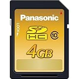 Panasonic 4 GB High Speed 22MB/s SDHC Class 10 Memory Card RP-SDW04GU1K