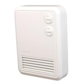 Dimplex EF621C 2,000 Watt Deluxe Wall Mounted Fan Heater With BuiltIn Thermostat Timer
