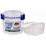 SistemaKlipItBreakfasttoGoContainer,17.9-Ounce,Clear