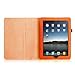 Fintie iPad 1 Folio Case - Slim Fit Vegan Leather Stand Cover with Stylus Holder for Apple iPad 1 1st Generation - Orange
