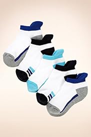 5 Pairs of Freshfeet Cotton Rich Cushion Trainer Liner Socks