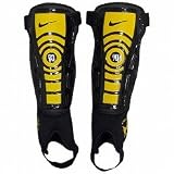 Nike T90 Protegga Shield II Shinguard - Yellow/Black, Large