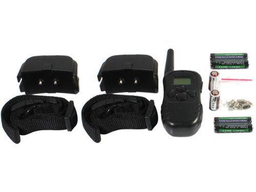 TaoTronics 998D-2 Remote Dog Training Shock Collar LCD Display For 2 dogs