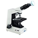 OMAX 40X-1600X PLAN Binocular Compound Microscope with Siedentopf Head and 2.0MP USB Camera and Extra Bright Darkfield Condensor Kit