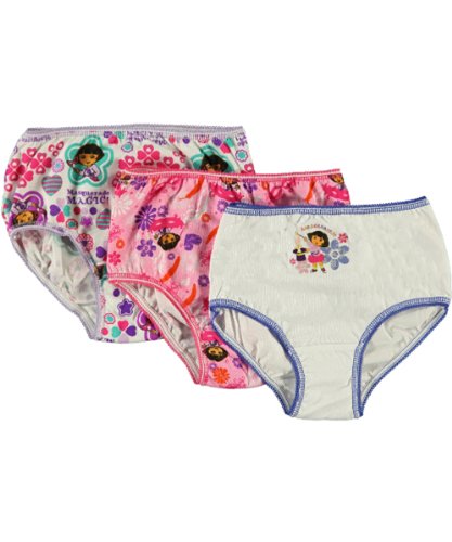 Dora the Explorer Toddler Girls' 3 Pair Panty Pack