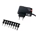 HQ P.SUP.SMP1-BL Bloc d'alimentation universel avec commutateur