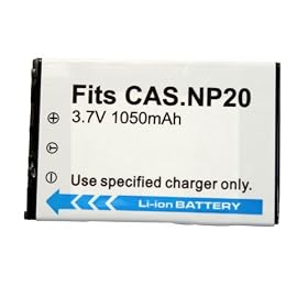 Battery NP-20 for Casio Exilim Ex-Z75 EX-z60 Ex-Z70