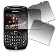 3 Pack of Premium Reusable LCD Screen Protectors for Blackberry Curve 8520