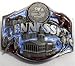 Tennessee 3-D  Enamel Pewter Belt Buckle