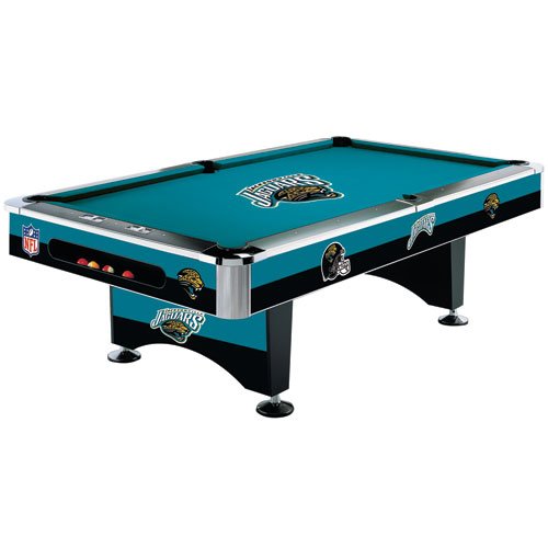 Jacksonville Jaguars Team Logo 8 Foot Pool Table WITH Logo Felt