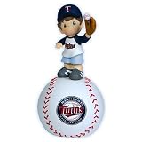 114118 - MLB Minnesota Twins Boy On Baseball Musical - Precious Moments