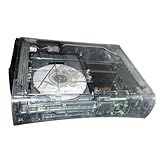 XBOX 360 GHOST CASE - CRYSTAL CLEAR/HDMI/BLUE LIGHTS