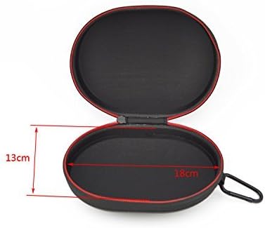 OBRINA Replacement Matte Zipper Carrying Case Pouch Bag BoxCase for Beats Monster by Dr.Dre Studio, Studio2.0, Solo Wireless, Solo, Solo HD Over-ear Headphone