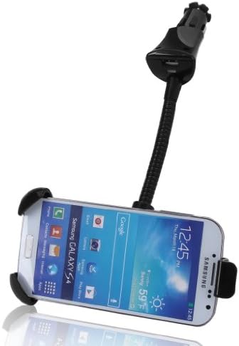 Excelvan 2 in 1 Car Mount Holder Charger USB Port for Samsung Galaxy S2 S3 S4 /iPhone 5S 5C 4 4S/ZTE OPEN C(Firefox OS 1.3) /HTC ONE M7