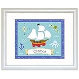 Pirates White Personalized Print