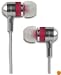 Coby CVEM76RED High-Performance Isolation Stereo Earphones (Red)