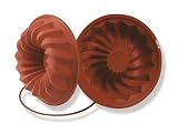 Review Paderno/World Cuisine 19224 / World Cuisine 9.5-Inch Silicone Kougloff Mold / Red (19224)