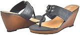 41UXcOuz0GL. SL160  Blossom Cruise 6 Black Women Wedge Sandals