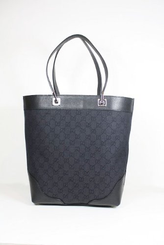 Gucci Handbags Black Canvas and Leather 272377