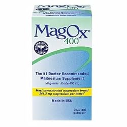 Blaine MagOx 400  Magnesium Supplement Tablets, 482.6 mg, 120-Count Bottles (Pack of 2)