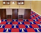 Texas Rangers Team Carpet Tiles