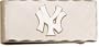 New York Yankees Gold Plated Brass Money Clip