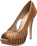 BCBGeneration Women's Evie Open-Toe Pump,Luggage,6.5 M US