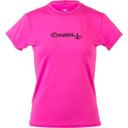 O'Neill Wetsuits Women's Basic Skins Short Sleeve Rash Tee