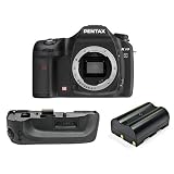 PentaxK10D10.2MPDigitalSLRCamerawithShakeReduction(BodyOnly)+PentaxD-BG2BatteryGrip+Lithium-IonSpareReplacementBattery