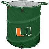 Miami Hurricanes NCAA Collapsible Trash Can