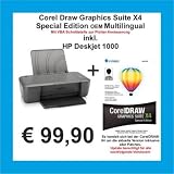 Produkt-Bild: HP Deskjet 1000 + Corel X4OEM