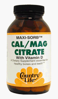 Cal-Mag Citrate w/Vitamin D Gluten-Free - 200 - Softgel