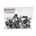 Neewer® 20 pcs Coax CAT5 To Camera CCTV BNC Video Balun Connector Zinc Alloy+Plastic