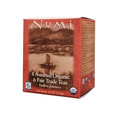 Numi Organic Tea Endless Journeys, Assorted Teabags of Fair Trade Certified Blends, 8-Count Box (Pack of 12)
