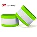 Zivalo 3M Scotchlite Reflective Arm Bands (Pair) for Running, Cycling, Walking and Hiking - Elastic, Lightweight, Adjustable and High Visibility of up to 1000 feet