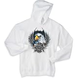 Fire and Rescue Sweatshirt, Bald Eagle Firefighter Hoodie