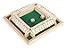 WISDOMTOY Wood Deluxe Four Sided 10 Number Shut The Box Dice Board Game Home Party Club Toy for Kids and Adults