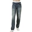 Evisu white logo denim jeans