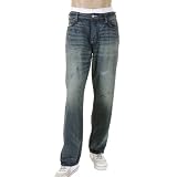 Evisu white logo denim jeans