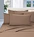 Elegant Comfort Luxurious Bed Sheets Set on Amazon 1500 Premier Wrinkle,Fade and Stain Resistant 4-Piece Bed Sheet Set, Deep Pocket, Queen Taupe