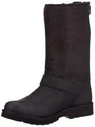 Buffalo London 12844 ACTION NUBUCK HEDOSA 126295, Damen Schneestiefel, Schwarz (BLACK723), EU 37