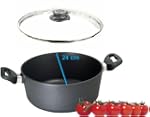 EUROLUX Guss Bratentopf 24 cm H 12 cm...
