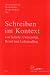 Bücher : Schreiben im Kontext von Schule, Universität, Beruf und Lebensalltag
