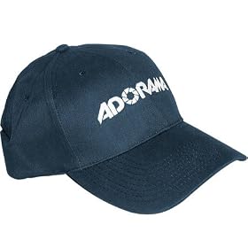 Adorama Photographer's Cap, Blue Cotton Twill Baseball Cap with Logo.