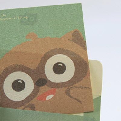 Mini Letter Set - ZooZoo (Racoon)