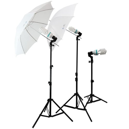 Photography Photo Portrait Studio 600W Day Light Umbrella Continuous Lighting Kit by LimoStudio