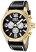 Invicta Men's 1428 II Collection Chronograph Black Dial Leather Watch