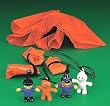 Halloween Vinyl Paratroopers Parachute Toys - Party Favors for Halloween - Set of 12